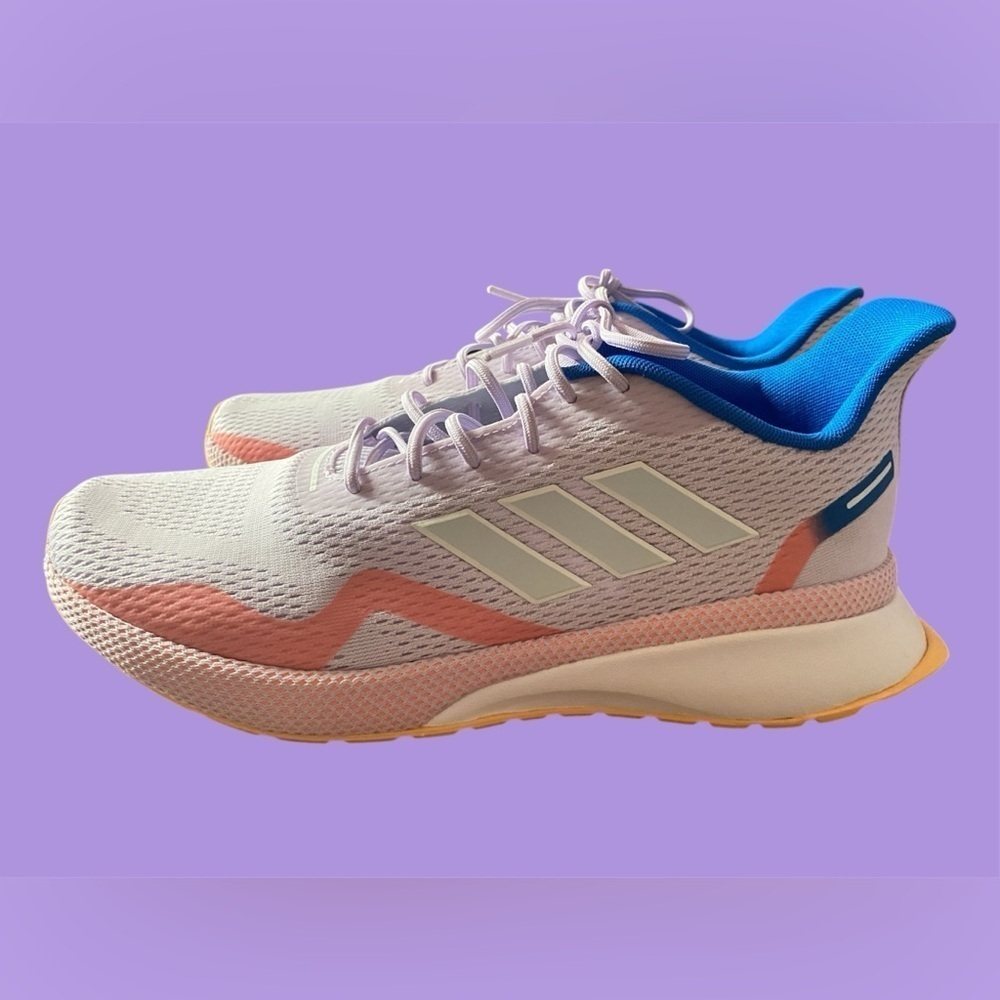 Adidas NOVAFVSE X Running Shoe, Color Pink/White Size 7.5 - Picture 3 of 7
